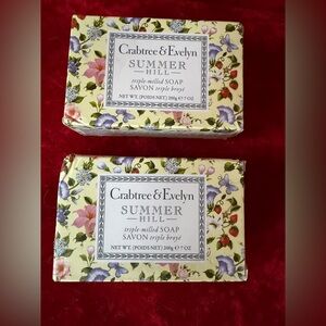 Crabtree & Evelyn Summer Hill Triple Milled Soap 7 oz. PRICE IS $12 EACH